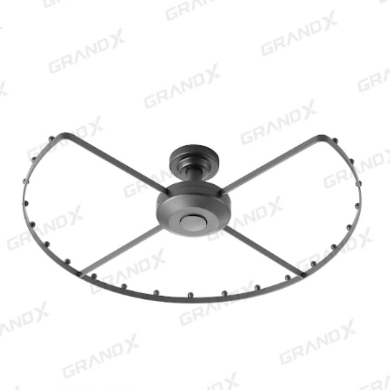 GIÁ TREO TRẦN GÓC TỦ QUẦN ÁO GRANDX 270° “XOAY 360°” XM.270A