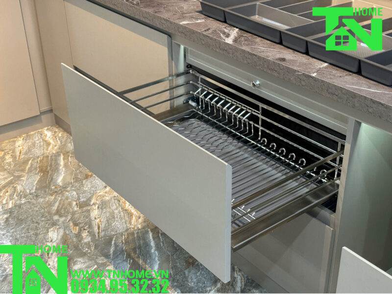 GIÁ BÁT ĐĨA CỐ ĐỊNH NAN OVAL SUS304 GRANDX XD.60M 60CM