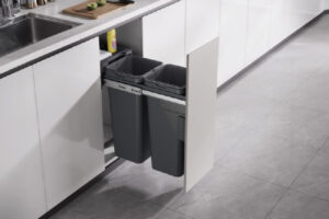 THÙNG RÁC ĐÔI CÁNH KÉO ÂM TỦ GRANDX XW.D40 40CM 40CM - 900X600 01 3