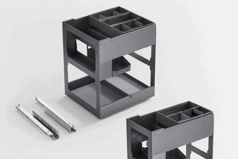 KỆ GIA VỊ TITANIUM GRANDX XS.45T