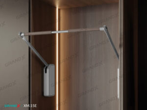 GIÁ NÂNG HẠ ĐIỆN TREO QUẦN ÁO GRANDX XM.15E 15CM - XM.15E PHOI CANH