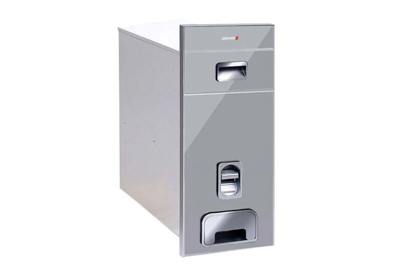 THÙNG GẠO MẶT KÍNH CƯỜNG LỰC GRANDX XR.G301M 30CM