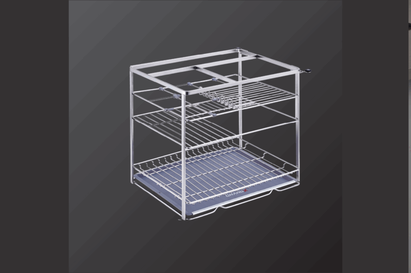 GIÁ ĐỰNG CHAI LỌ GIA VỊ NAN DẸT GRANDX XS.40S2 40CM
