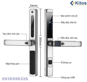 Khoá vân tay cửa nhôm Kitos KT-AL650 - kitos al650 7 510x483 1