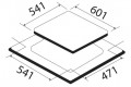 KÍCH THƯỚC BẾP 3 TỪ KAFF KF-SQ38IH