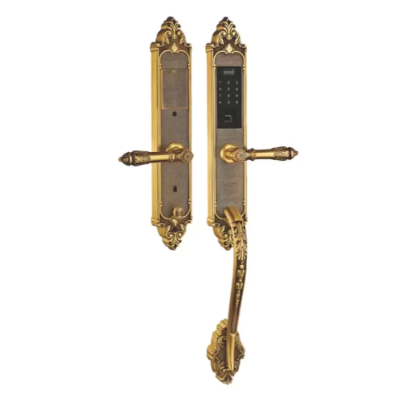 KHOÁ VÂN TAY TÂN CỔ KASSLER KL 969C GOLD CHỐNG MƯA