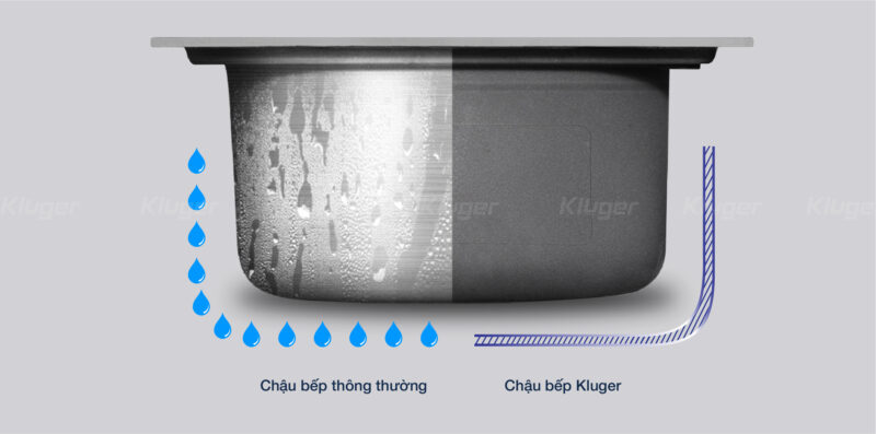 CHẬU RỬA CHÉN KLUGER KY8045FS S80