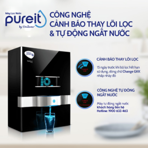 MÁY LỌC NƯỚC PUREIT ULTIMA ĐEN TREO TƯỜNG ĐỂ BÀN