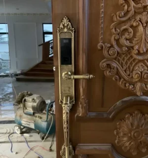KHOÁ VÂN TAY TÂN CỔ KASSLER KL 969C GOLD CHỐNG MƯA - 20