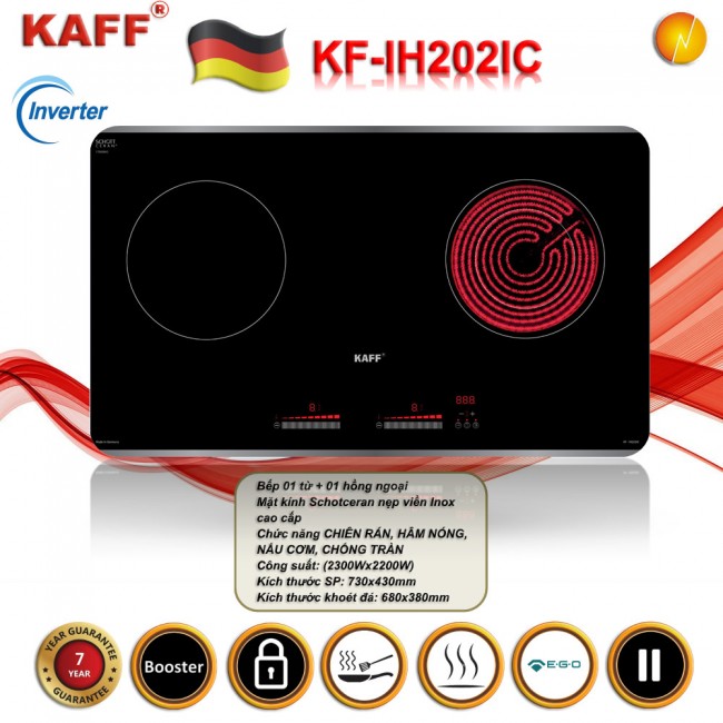BẾP ĐIỆN TỪ KAFF KF-IH202IC