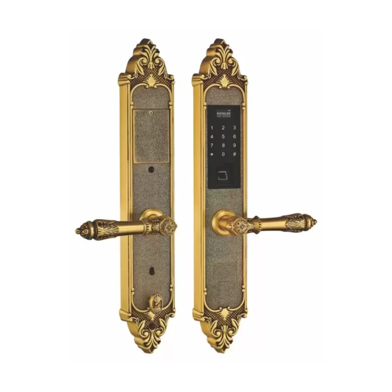 KHOÁ VÂN TAY TÂN CỔ KASSLER KL 959C GOLD CHỐNG MƯA