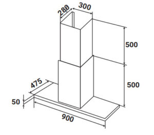 MÁY HÚT MÙI ĐỘC LẬP KAFF KF-IS991GH - 28 13
