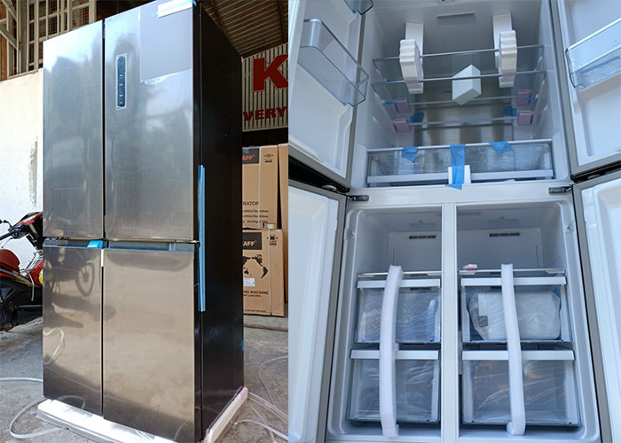 TỦ LẠNH KAFF KF-BCD446W