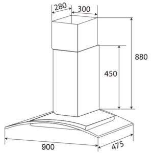 MÁY HÚT MÙI KÍNH CONG KAFF KF-GB985N - 4 18