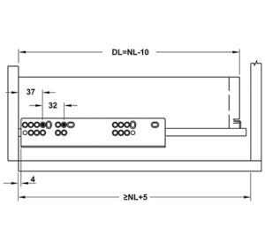 Ray âm Hafele Matrix UM, mở toàn phần, nhấn mở, bao gồm bas lắp đặt - 433 32 071 72 73 74 75 76 dimd2 dcc5bd6f 8e17 4da9 9af5 07e977cbc2c7 457x431 crop center
