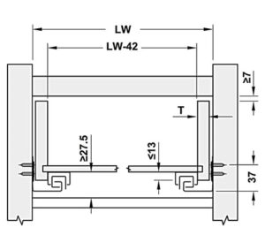 Ray âm Hafele Matrix UM, mở toàn phần, nhấn mở, bao gồm bas lắp đặt - 433 32 071 72 73 74 75 76 dimd3 da63aab0 6e02 441a b10d 839568fbf2ad 457x431 crop center
