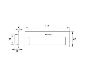 DIY Tay nắm âm Hafele - 489 72 130 135 140 144 dimd 457x431 crop center