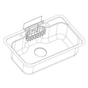 CHẬU RỬA CHÉN KLUGER KT8050FB S80