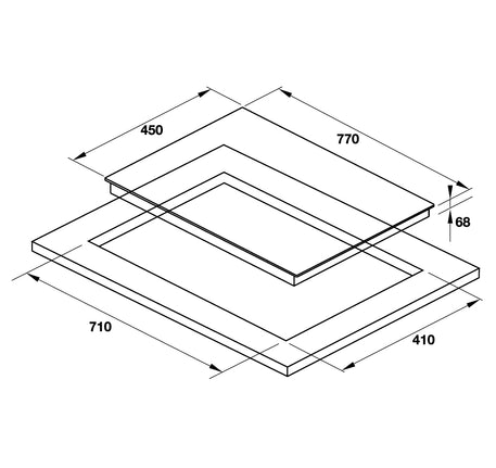 BẾP TỪ KẾT HỢP ĐIỆN 3 VÙNG NẤU HAFELE HC-M773D (536.61.705)