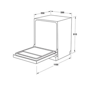 MÁY RỬA CHÉN ÂM TỦ HAFELE HDW-FI60AB (538.21.330) - 538 21 330 dimd 1 457x431 crop center