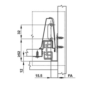 Ray hộp Hafele Alto - S Matrix Box - 552 75 005 dimd1 alto 5db2a11c 1d5c 45a5 a1e7 d9dea1c390b9 457x431 crop center