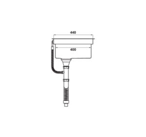 CHẬU INOX HAFELE HS21-SSN2S90 567.94.030 - 567 94 030 dimd 3 457x431 crop center
