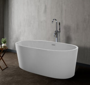 Bồn tắm độc lập Hafele - Nagoya hình bầu dục 1700 - 588 99 620 apic 2 457x431 crop center