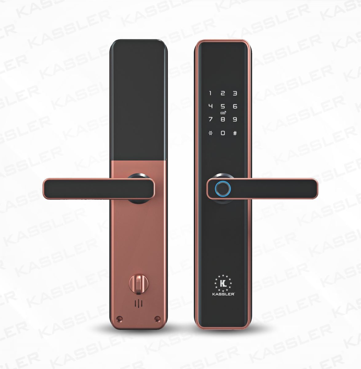 KHOÁ CỬA VÂN TAY WIFI KASSLER KL 669 COPPER