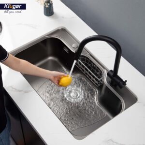 HÌNH ẢNH THỰC TẾ CỦA CHẬU RỬA CHÉN KLUGER KW8151FB S80