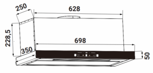 MÁY HÚT MÙI ÂM TỦ KAFF KF-TH1700S - 88