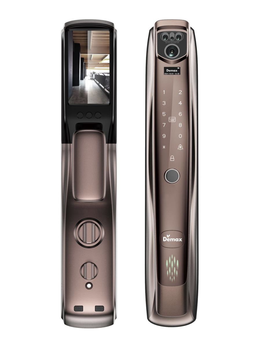 KHÓA CỬA NHẬN DIỆN FACE ID APP WIFI DEMAX SL920 PB