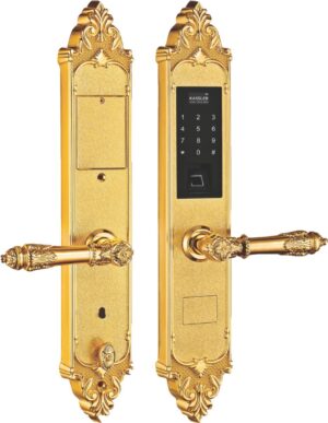 KHOÁ VÂN TAY TÂN CỔ KASSLER KL 959C GOLD CHỐNG MƯA - 959 g 1