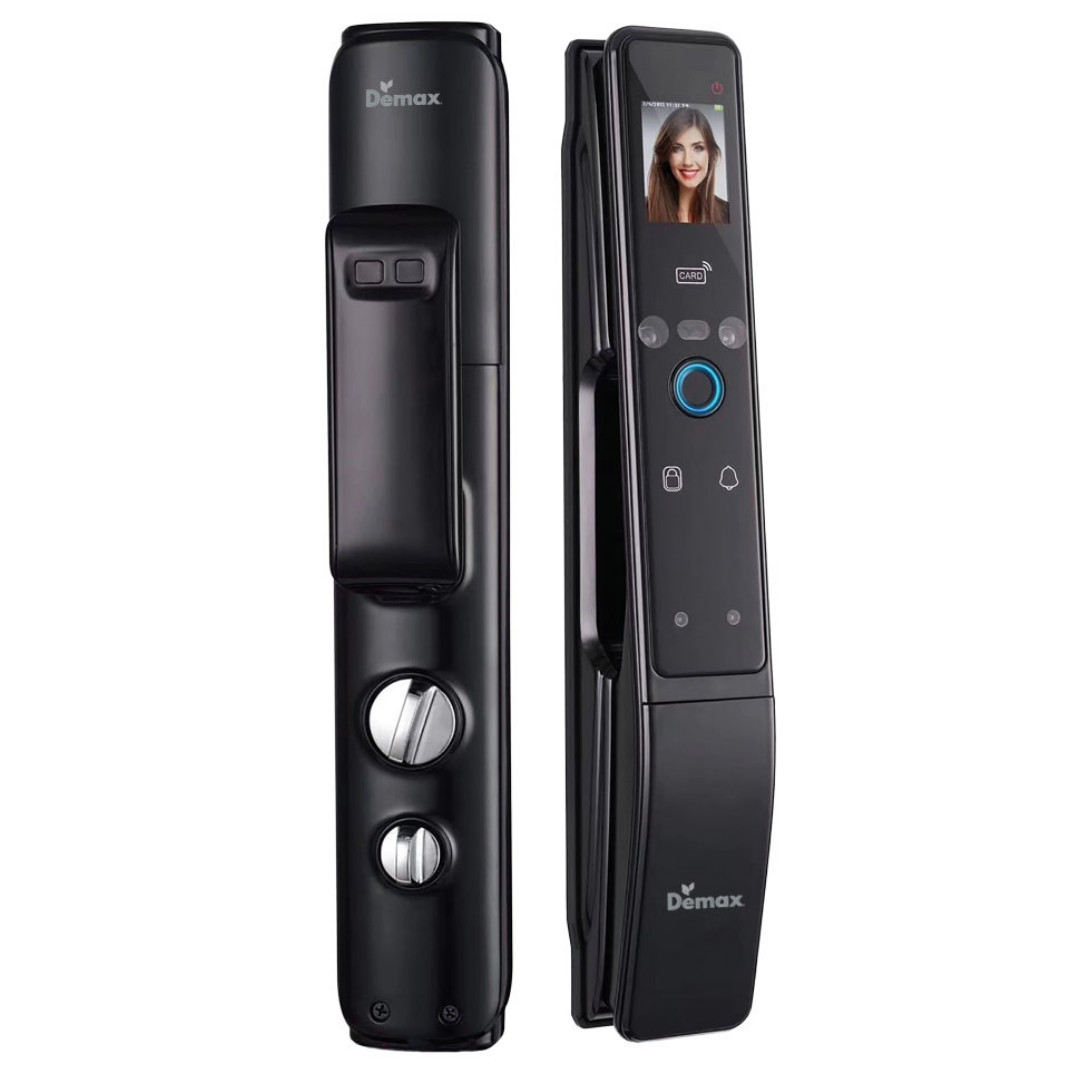 Khoá cửa vân tay Demax sl968 nhận diện khuôn mặt Face ID -3D