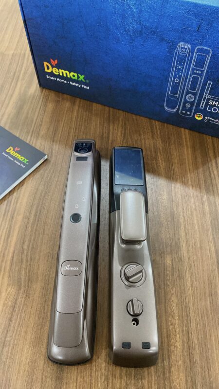 KHÓA CỬA NHẬN DIỆN FACE ID APP WIFI DEMAX SL920 PB