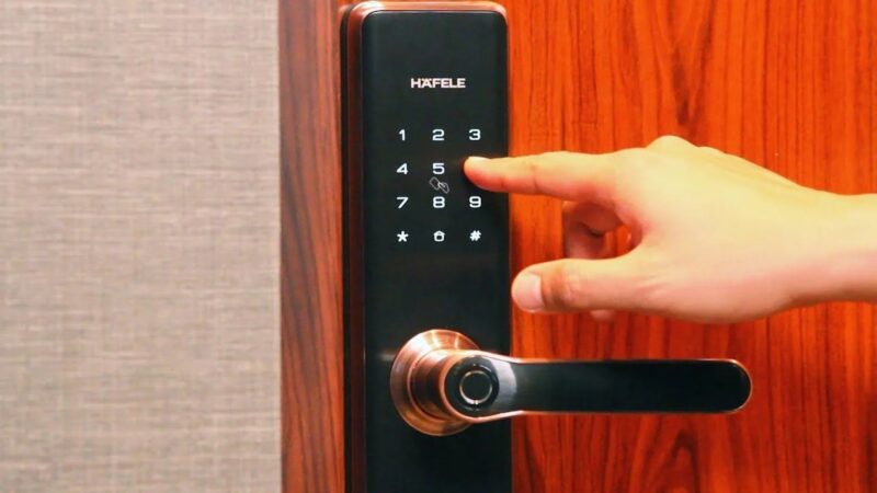 KHÓA ĐIỆN TỬ HAFELE DL7600 MÀU ĐỒNG 912.20.231