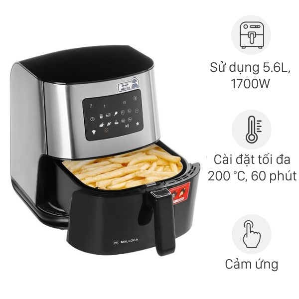 NỒI CHIÊN KHÔNG DẦU MALLOCA MAF-06