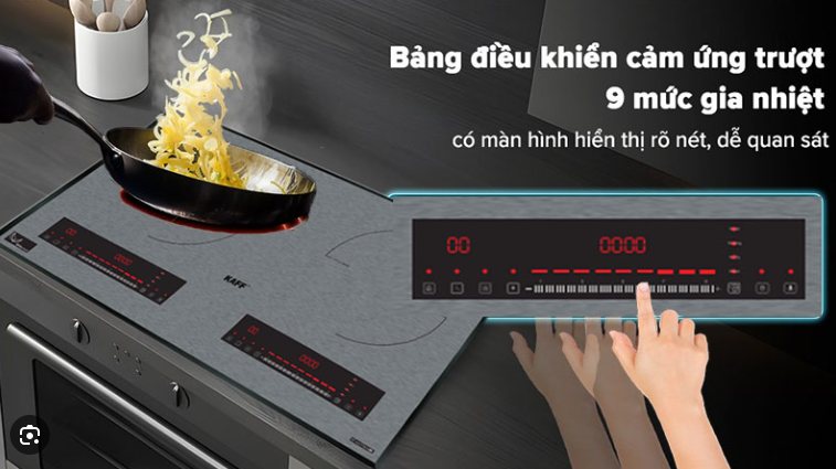 BẢNG ĐIỀU KHIỂN BẾP TỪ ĐÔI KAFF KF-GT70038II
