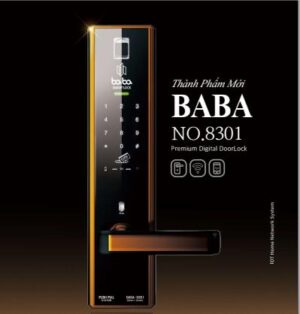 Khóa vân tay Baba 8301-APP điều khiển từ xa