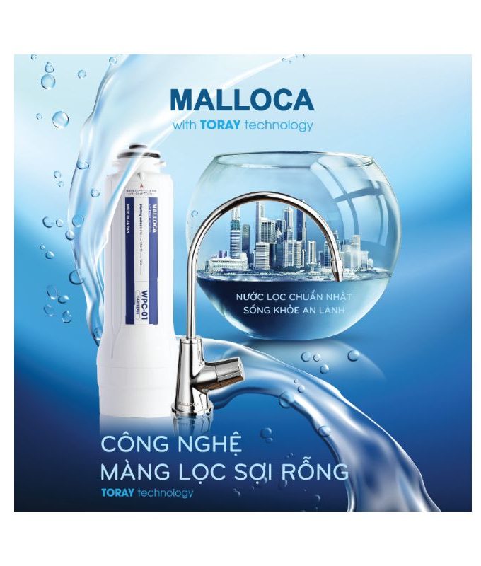 LÕI LỌC NƯỚC MALLOCA WPC-01