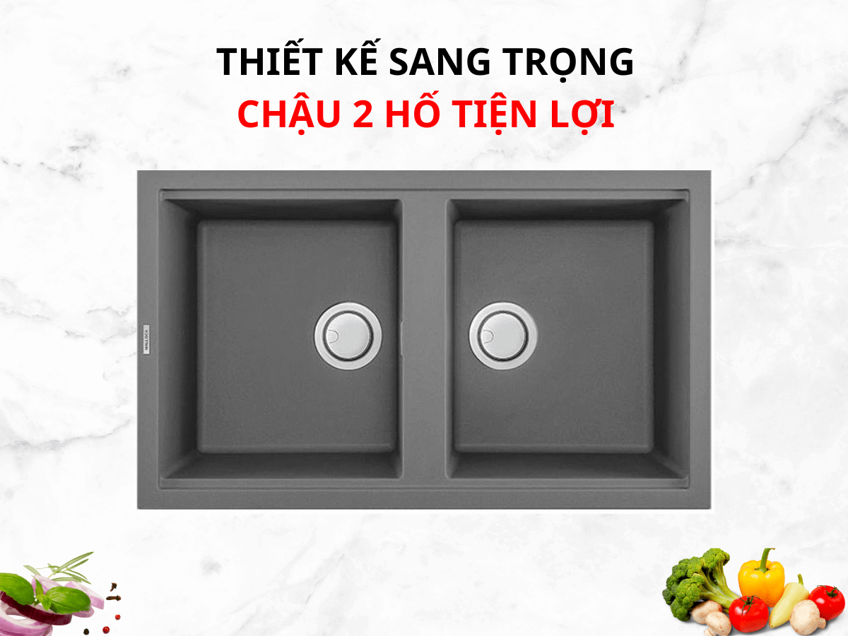 CHẬU ĐÁ MALLOCA TITANIUM K-45073