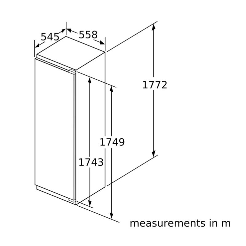 TỦ ĐÔNG ÂM TỦ 212 LÍT BOSCH GIN81ACE0 SERISE 6