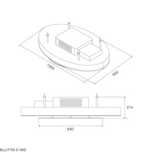 Máy hút khói, khử mùi ELLITTO C-100 - ellitto c 100