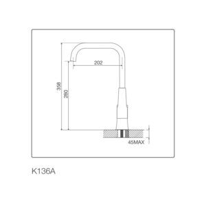 Vòi chậu rửa chén K136A - k136a