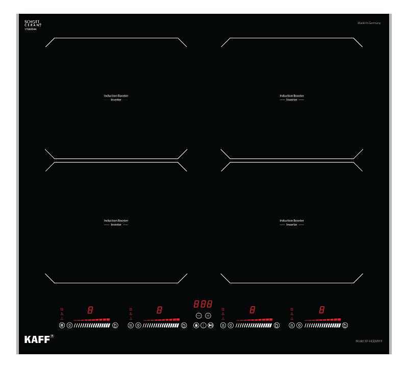 BẾP TỪ 4 VÙNG NẤU KAFF KF-HGEM 919