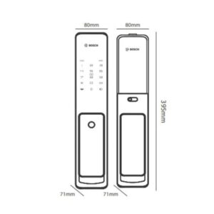 Khóa cửa điện tử Bosch FU780KB màu đen - khoa cua dien tu bosch fu780kb mau den