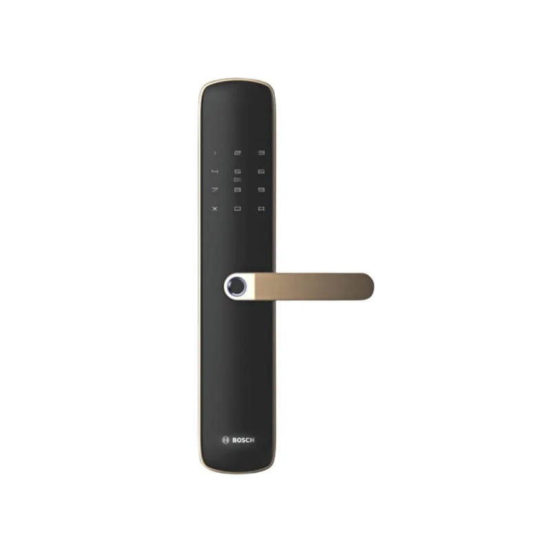 KHÓA CỬA VÂN TAY BOSCH ID60 DE MÀU VÀNG ĐEN