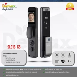 KHÓA CỬA VÂN TAY FACE ID APP WIFI DEMAX SL916 GS  - khoa thong minh demax sl916 gs1 800x800 1