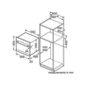 Máy rửa chén bát Bosch SKS51E22EU - kich thuoc may rua bat bosch sks51e22eu