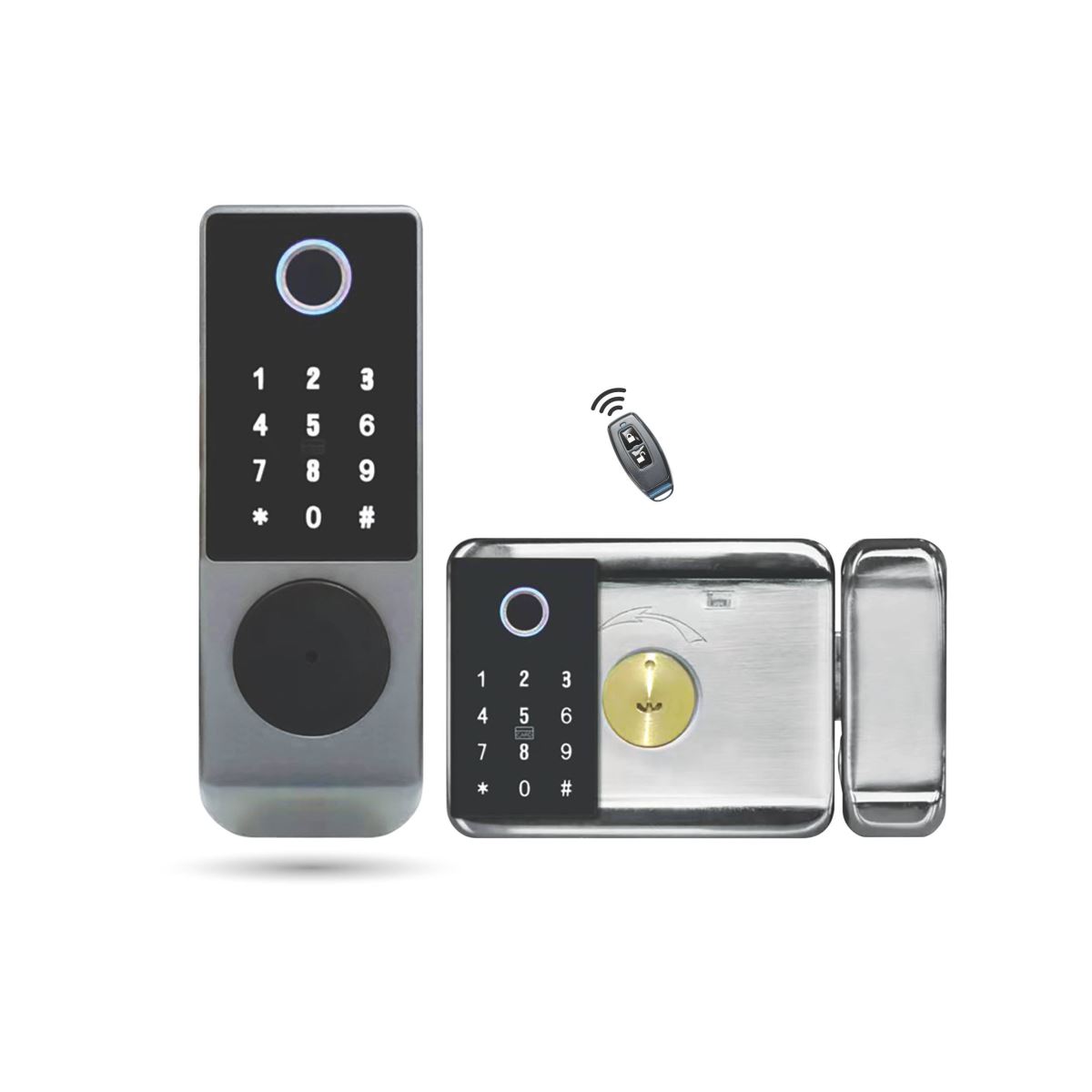 KHÓA CỬA CỔNG VÂN TAY CHỐNG NƯỚC KASSLER KL 579 I APP REMOTE