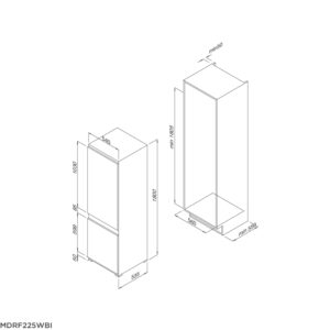 Tủ lạnh âm tủ MDRF225WBI - mdrf225wbi